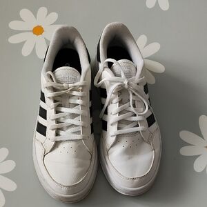 Adidas White and Black Sneakers